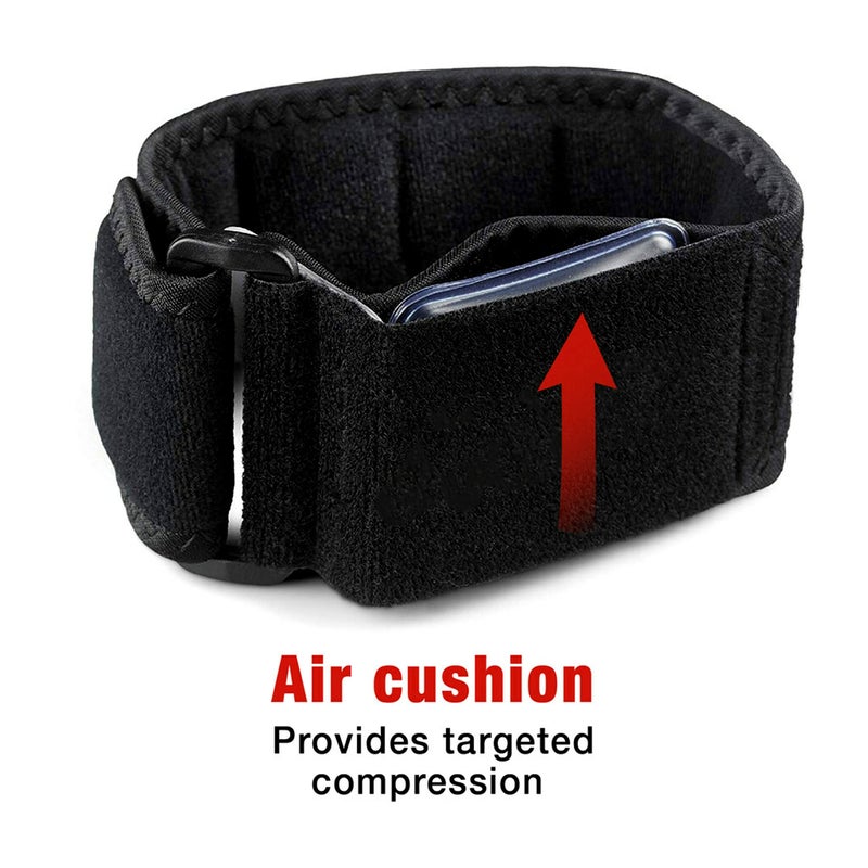ACE Sport Tennis Elbow Strap, Adjustable, Black, 1/Pack - Image 3