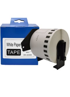 Brother Thermal Label DK-22205 Tape Special Offer Black on white background