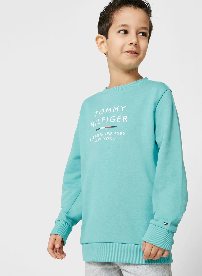 TOMMY HILFIGER Youth Logo Sweatshirt