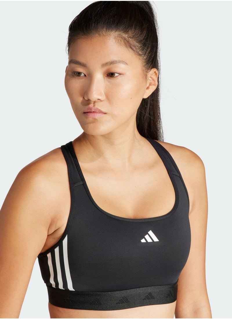 Adidas - Powerreact Medium Support Hyperglam Bra - Image 1
