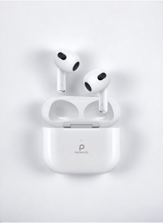 PROMASS - Original Bluetooth Plus headset from Promas, a wireless Bluetooth headset that supports wireless charging, features clear sound and noise isolation, works on all mobile phones such as iPhon - Image 1