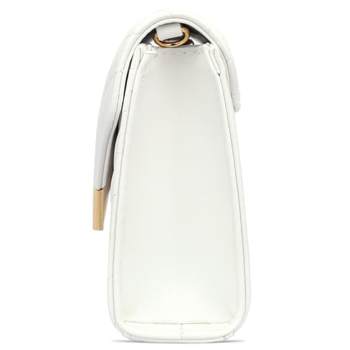 KKXIU Women Formal PU leather Evening Envelope Clutch Purses and Handbags for Party Wedding Prom Bridal (A-White) - Image 4