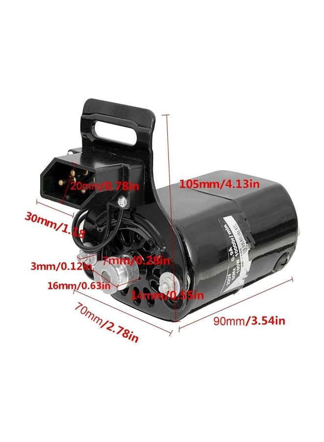 Household Sewing Machine Motor With Controller Black - Image 3