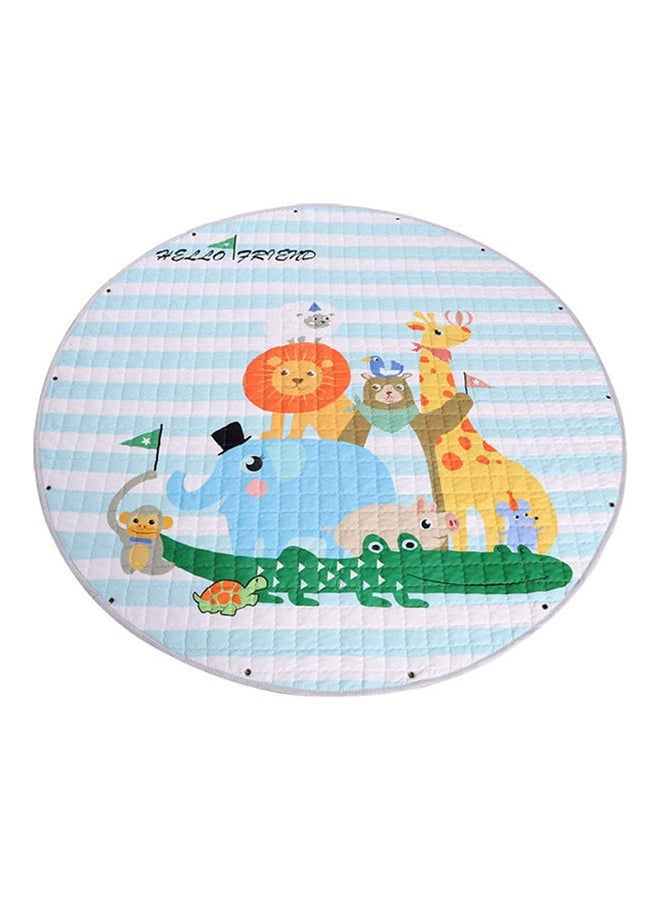 NIBEMINENT 2 In 1 Play Mat And Storage Basket 150cm - Image 1