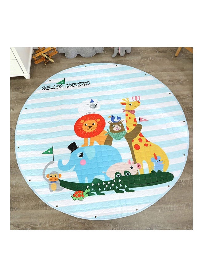 NIBEMINENT 2 In 1 Play Mat And Storage Basket 150cm - Image 3
