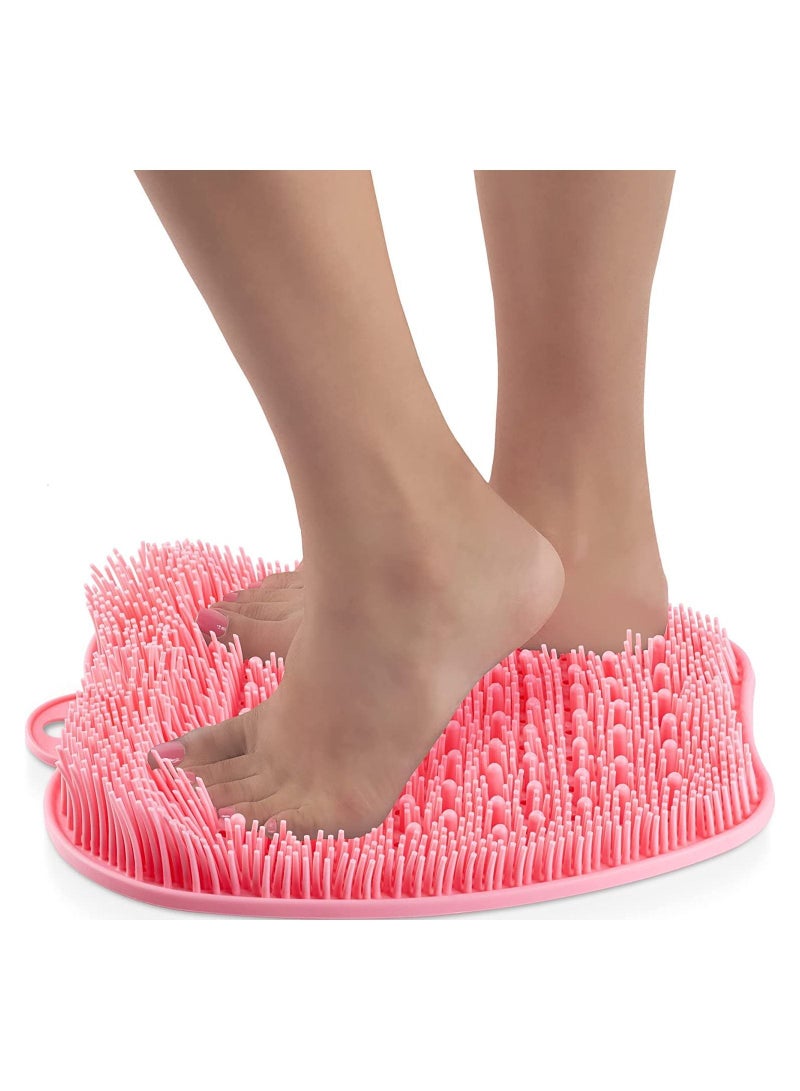 SYOSI Foot Scrubber Cleaner Massager Shower Foot Care for Use in Shower for Men Women to Improve Circulation Soothe Achy Feet Reduce Pain Non Slip Suction Cups - Image 1