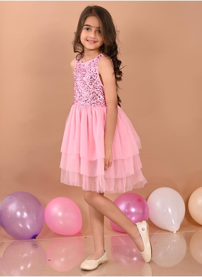 LILPICKS Sequin Partywear Dress  - Image 1