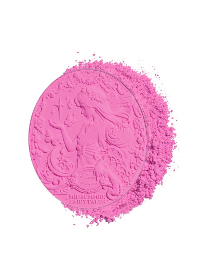 Flower Knows - Midsummer Fairytales Velvet Embossed Blush Long-Lasting Lightweight & Buildable Powder Blush-02 Dreaming Butterfly - Image 1