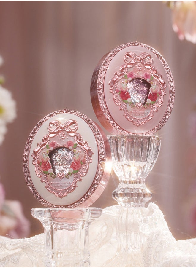 Flower Knows - Midsummer Fairytales Velvet Embossed Blush Long-Lasting Lightweight & Buildable Powder Blush-02 Dreaming Butterfly - Image 1