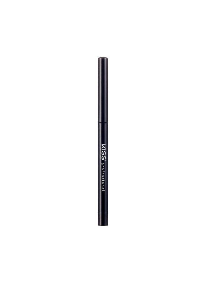 kiss new york Pro Intense Gel Eyeliner with Builtin Sharpener Waterproof Smudgeproof Long Lasting Gel Eyeliner Pencil (Black)  - Image 3
