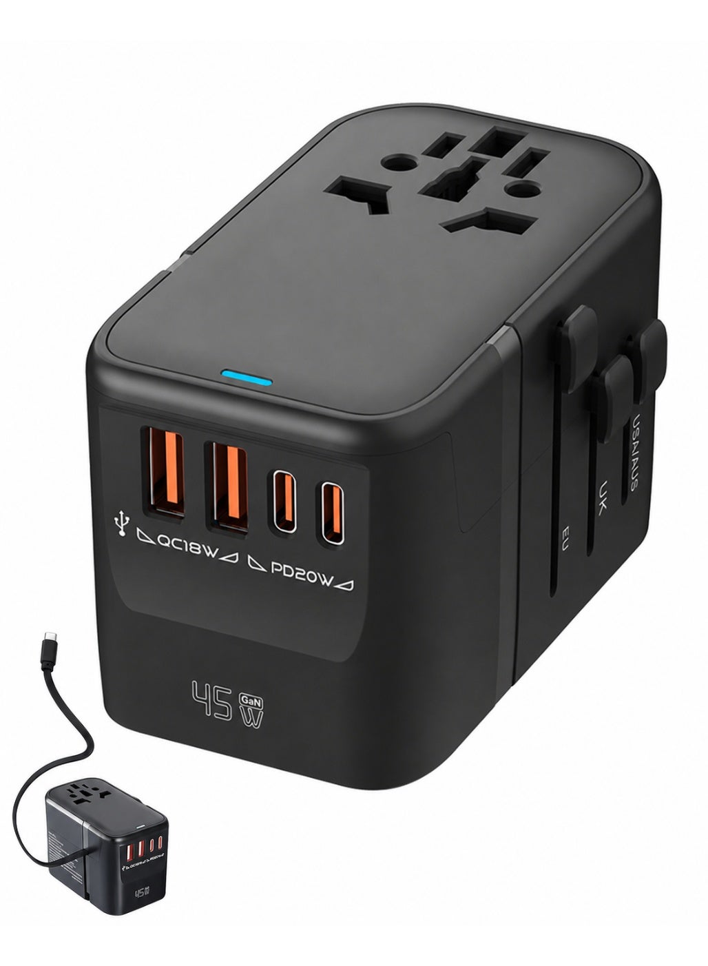 aurrako Aurrako Travel Adaptor usba 45W Z05AF51761535AB26E74BZ