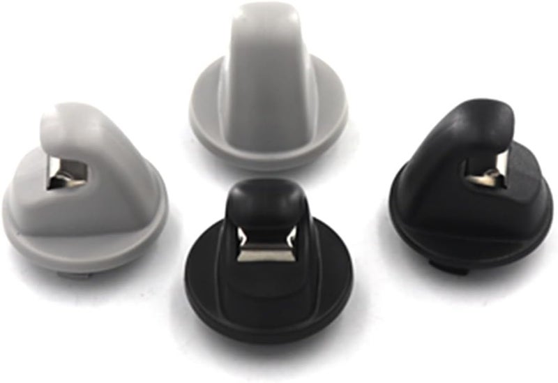Wivplex Black Sun Visor Clip Hook Holder for VW Models - Image 2