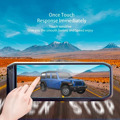 XXCIWP 2025 2026 Jeep Wrangler Gladiator Screen Protector for 2024 2025 2026 Jeep Wrangler JL Gladiator 4xe Sport Rubicon X Sahara Willys Sport S 12.3Inch 2024 Wrangler Gladiator Accessories Tempered Glass 12.3'' - Image 4