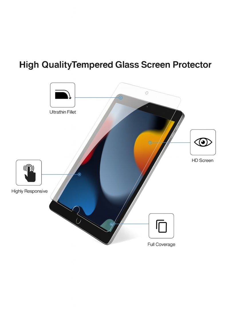 Screen Protector Compatible with iPad 5 Air 1 / iPad 6 Air 2 – Premium Tempered Glass Protection - Image 2