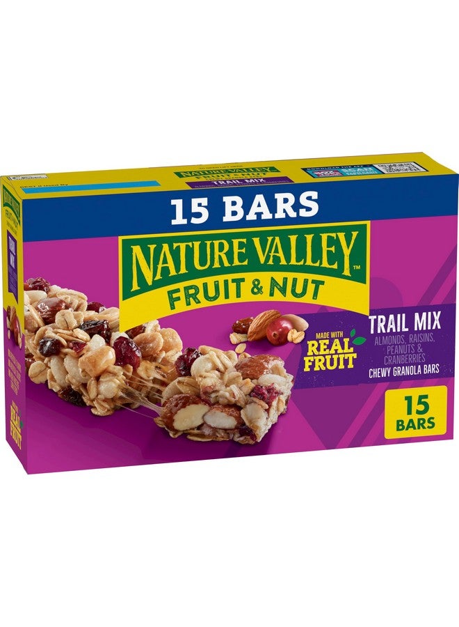 ناتشر فالي بارات جرانولا طرية بالفواكه والمكسرات من ناتشر فالي، مزيج من المكسرات، 1.2 أونصة، 15 قطعة - Image 1