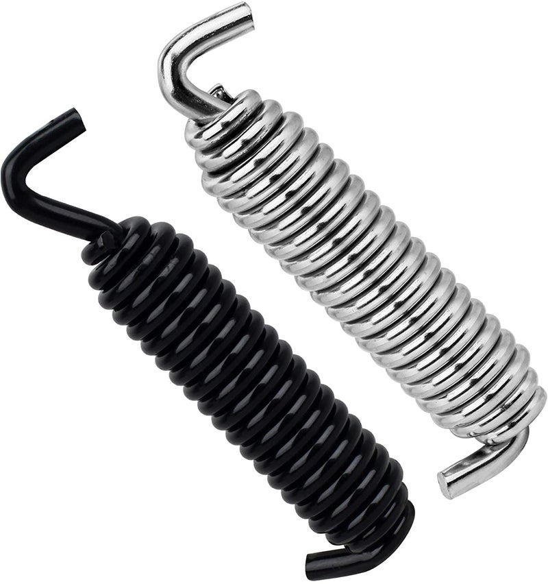 NTHREEAUTO 2PCS Motorcycle Kickstand Jiffy Stand Spring Compatible with Harley Dyna Sportster 883 Road Electra Glide Softail Touring ChromeBlack