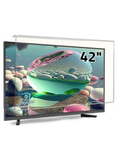 AL DARRA  AL WAQI 42-inch screen protector, high-quality shatterproof shield for flat screen, scratch-resistant, eye protection from UV rays, protection against liquids 