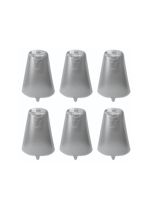 FCS Pack of 6 (Small Closed) Click Sleeve for Signia Silk 1PX CIC Hearing Aid. - Image 2