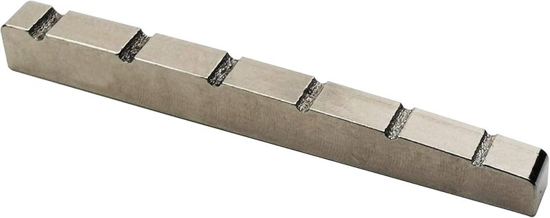 guyker 42mm Guitar Titanium Alloy Nut - Pre-Slotted Nuts Replacement Compatible with Fender Strat ST Style Electric Guitar - Image 3