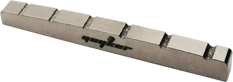 guyker 42mm Guitar Titanium Alloy Nut - Pre-Slotted Nuts Replacement Compatible with Fender Strat ST Style Electric Guitar - Image 1