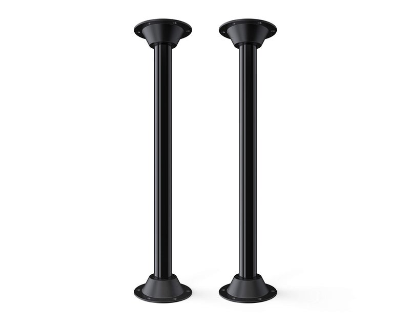 Manufacturers' Select Manufacturers Select ITC RV or Boat Table Leg System 2 Complete SurFit 29 Leg Sets Black Surface Mount with Aluminum Floor and Table Bases