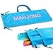 Shinylin 1 Set Mahjong Rack Bag for Mahjong Game Storage 22 x 9 Inches Outer Bag with Handle Zipper Inner Pocket Tiles Racks Game Accessory Card Pushers Carrying Fits All Types of RacksBlue - Image 2