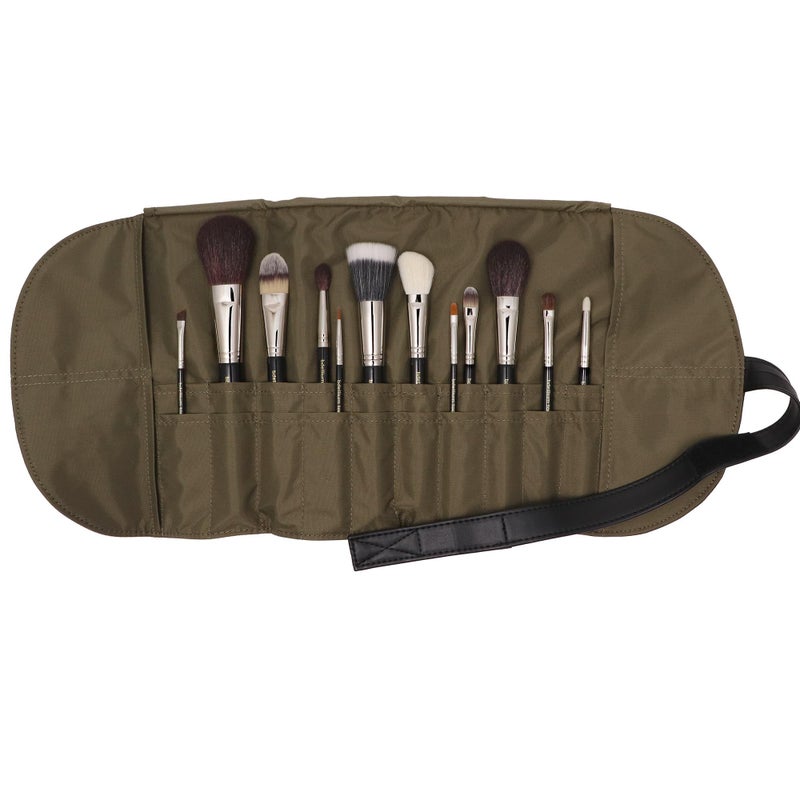 Bdellium Tools Professional Makeup Brush Maestro Series - Complete 12pc. Brush Set with Roll-Up Pouch - Image 4