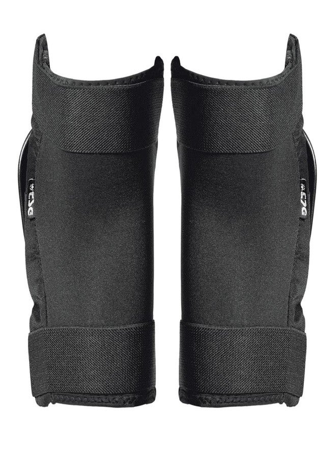 TSG Elbowpad All Terrain Protective Pad, Skateboarding, Hardshell, EVA Foam, PE Knee Pads, Pre Shaped, Horseshoe, Tear Resistant Nylon, 360 Degree Top Strap, Pull Over, Swiss, Black - Image 2