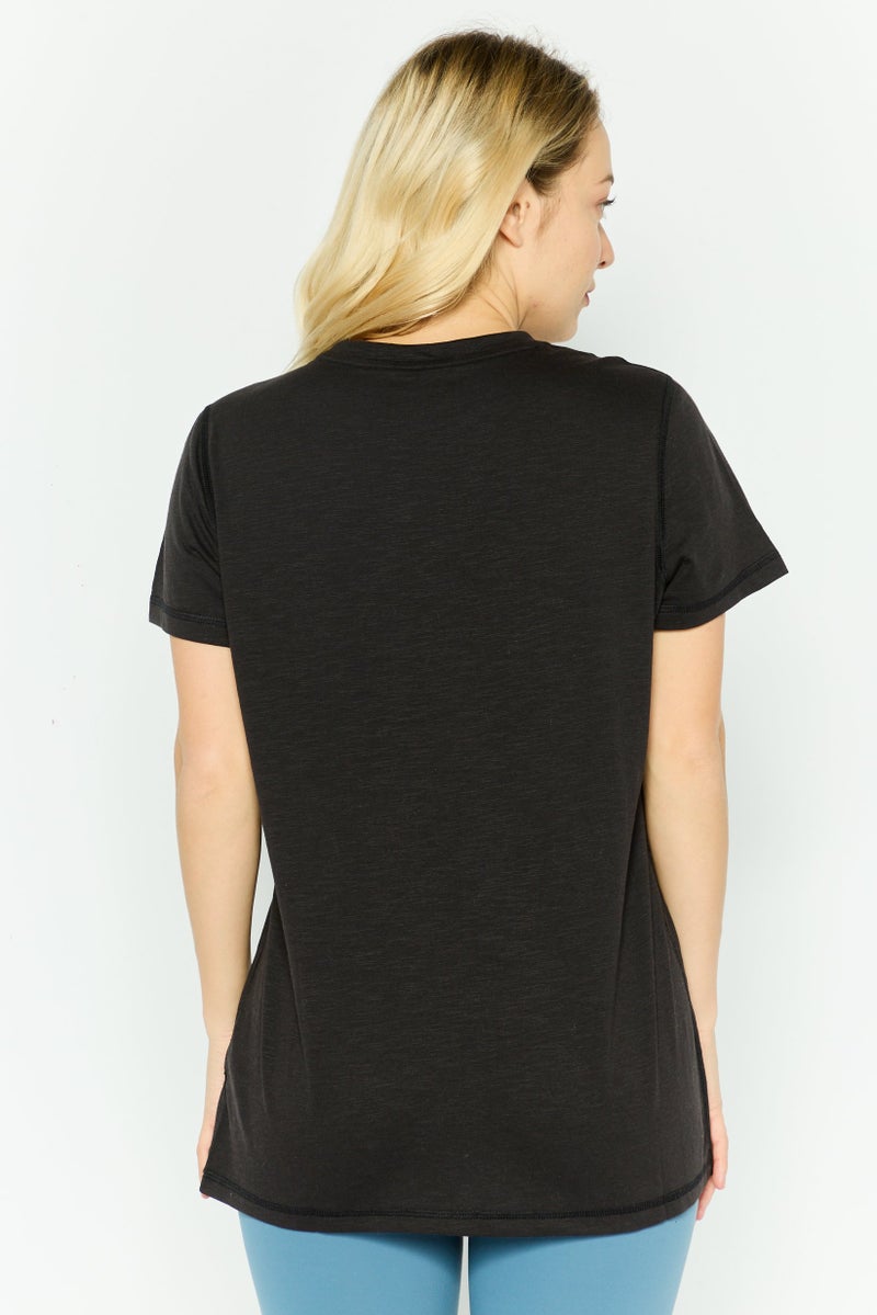 PUMA Women Sportswear Fit Short Sleeve Training T-Shirt, Black - Image 4