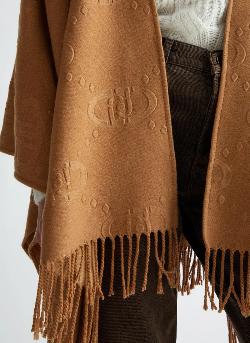 Liu Jo Poncho with logo
