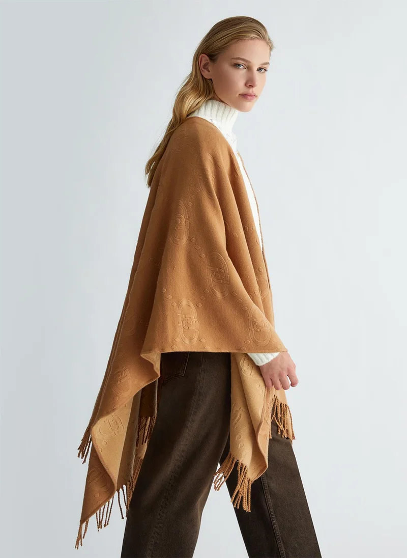 Liu Jo Poncho with logo