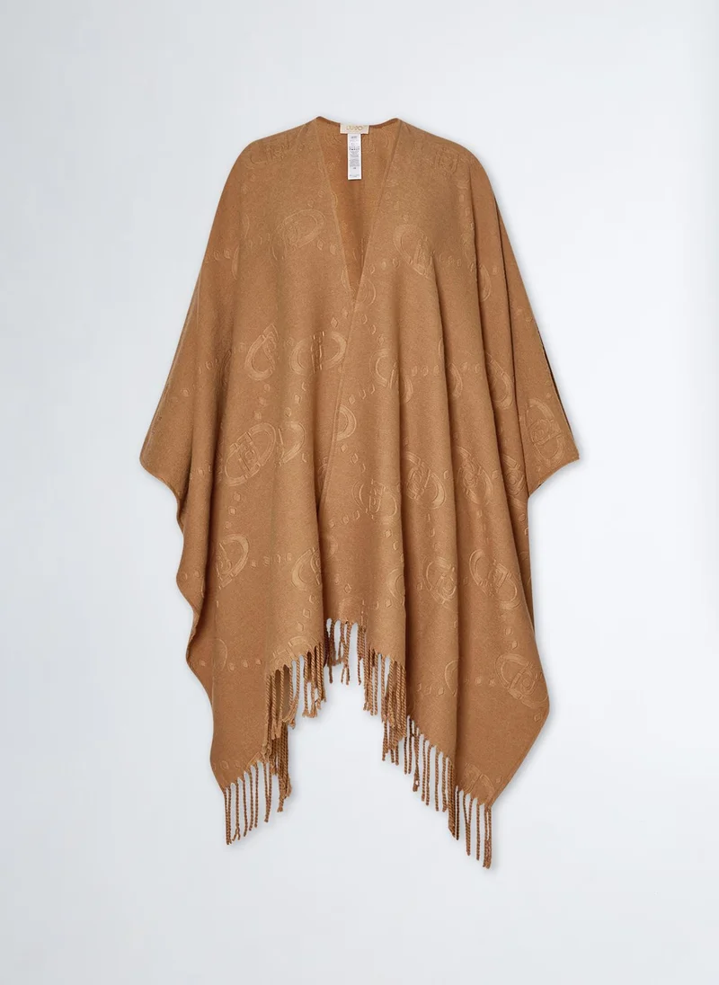 Liu Jo Poncho with logo