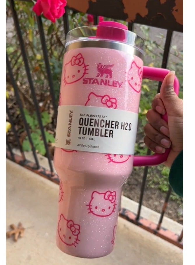 Stanley Quencher H2.0 FlowState Stainless Steel Vacuum Insulated Tumbler with Lid  40oz - Image 2