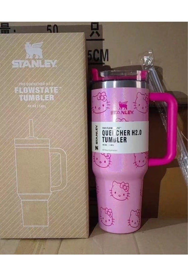 Stanley Quencher H2.0 FlowState Stainless Steel Vacuum Insulated Tumbler with Lid  40oz - Image 3