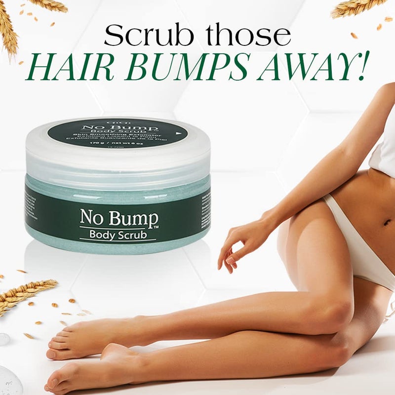 GiGi No Bump Body Scrub - Exfoliating Scrub for Ingrown Hair & Razor Bumps, Pre & Post-Waxing Treatment, Smooths Skin & Prevents Irritation, 6 oz, 1 Pack - Image 3