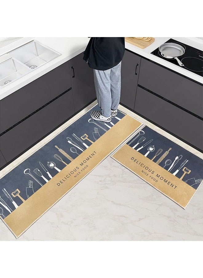 Home-Cloud حصيرة مطبخ قابلة للغسل مطبوعة بتصميم فواكه سميكة مضادة للانزلاق 6 مم، حجم كبير، قابلة للطي، حصيرة مصممة للأرضيات في المنزل وغرفة النوم - الحجم القياسي (41 × 122 سم 41 × 61 سم) - Image 2