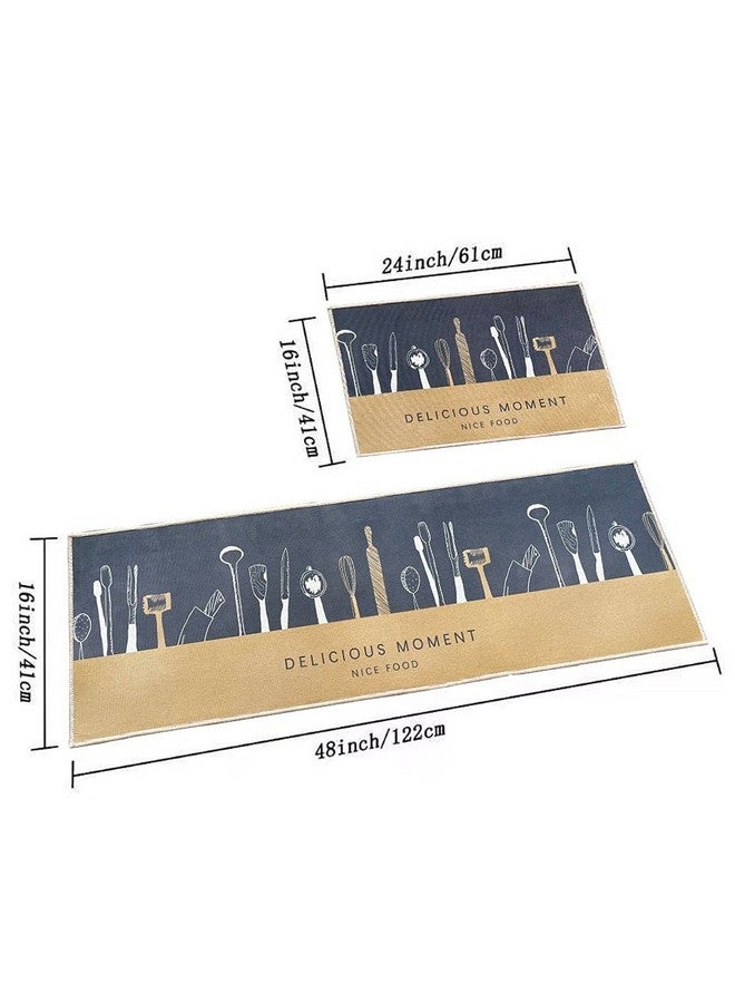 Home-Cloud حصيرة مطبخ قابلة للغسل مطبوعة بتصميم فواكه سميكة مضادة للانزلاق 6 مم، حجم كبير، قابلة للطي، حصيرة مصممة للأرضيات في المنزل وغرفة النوم - الحجم القياسي (41 × 122 سم 41 × 61 سم) - Image 4