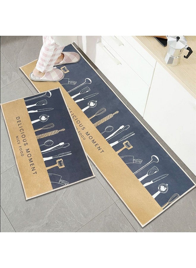 Home-Cloud حصيرة مطبخ قابلة للغسل مطبوعة بتصميم فواكه سميكة مضادة للانزلاق 6 مم، حجم كبير، قابلة للطي، حصيرة مصممة للأرضيات في المنزل وغرفة النوم - الحجم القياسي (41 × 122 سم 41 × 61 سم) - Image 1