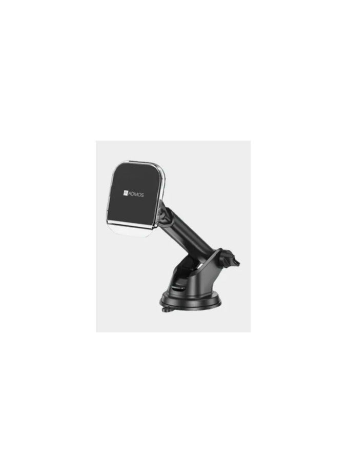 Admos AM-308 2-in-1 Magnet Car Holder Stand - Black - Image 1