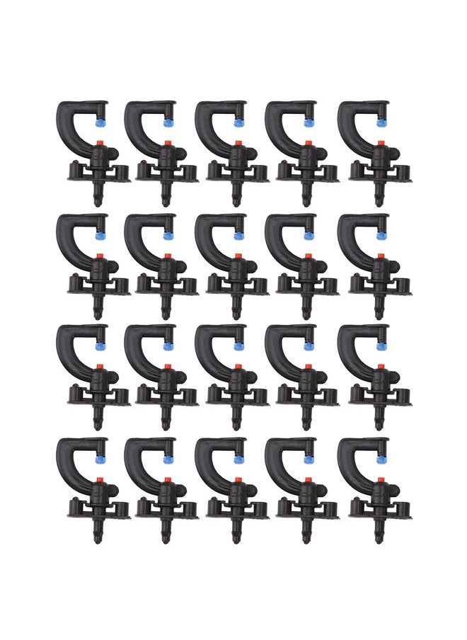Thoraya 20pcs G Type Atomizing Nozzles Professional Humidification and Cooling Misting Nozzles for Farm Garden Outdoor Refractive Microspray  - Image 1