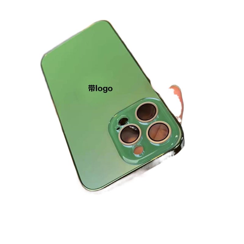 PC Protective Case for iPhone 13 with Shockproof and Drop Protection plus Shockproof plus Anti-Fingerprint plus Matte Finish in Green - Image 1