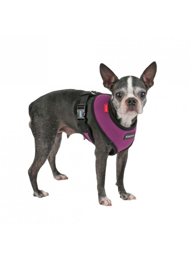 Puppia Soft Dog Harness No Choke Over-The-Head Triple Layered Breathable Mesh Adjustable Chest Belt and Quick-Release Buckle, Purple, Medium - pzsku/Z05B015DED8E196C1514EZ/45/_/1731078169/bf128fde-db02-448f-ba12-77d4d82f4565