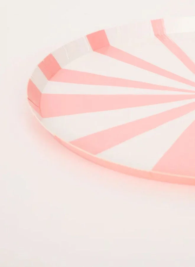 Meri Meri Pink Stripe Side Plates