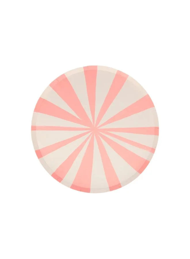 Meri Meri Pink Stripe Side Plates