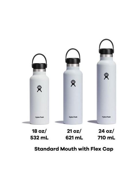 Flask 24 Oz Stainless Steel Vacuum Insulated Water Bottle.