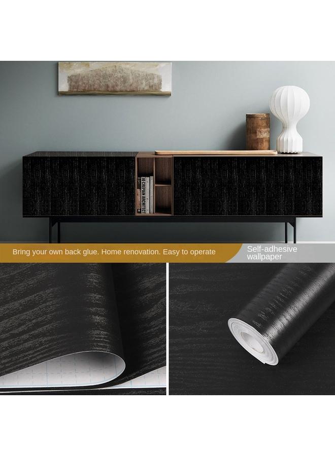 الأزرق جي دبليو ورق الحائط الخشبي ذو الحبيبات الخشبية الحمراء ، وخزانة الأثاث ذاتية اللصق ، وخزانة الملابس ، وملصقات مجددة ، وملصقات ، وملصقة ذاتية على سطح المكتب - Image 1