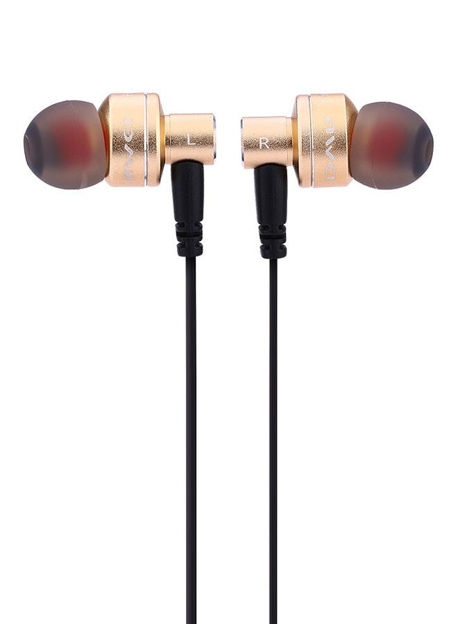 NIBEMINENT Hi-Fi stereo In-Ear Earphone Tyrant Gold/Black - Image 1