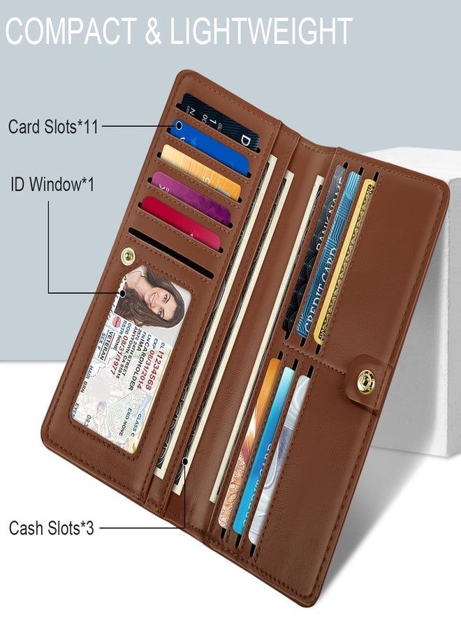 Simikol Minimalist Bifold Wallet RFID Blocking Slim Cute Credit Card Holder Compact Leather Wallet Ladies Purse for Handbag, Leopard - Image 2