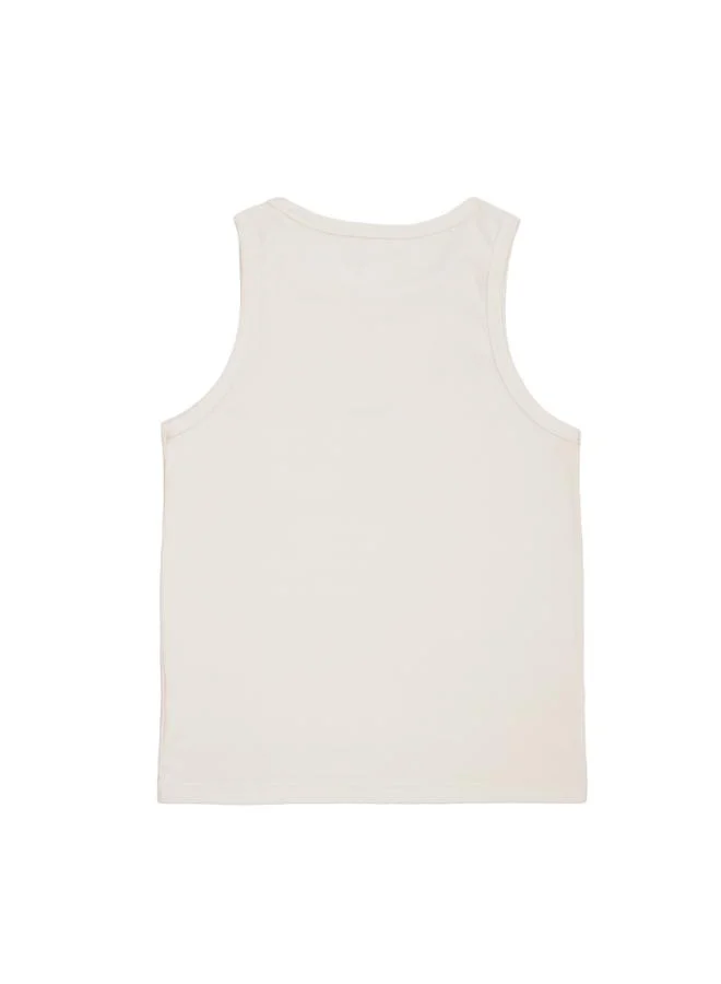 Prohibited Off-White The Embroidery Tank Top  | Best Price UAE
