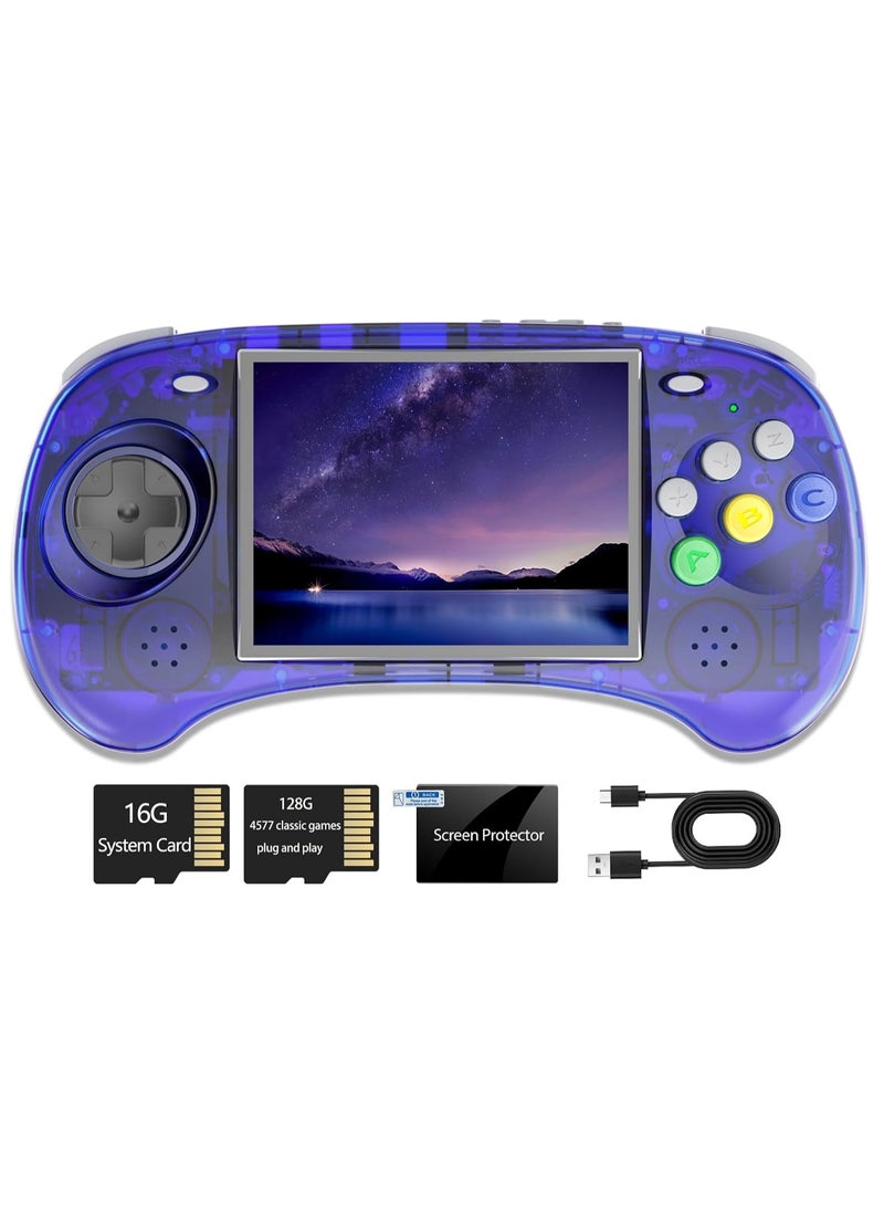 ANBERNIC  ANBERNIC RG ARC S Retro Handheld Game Console, Single Linux System with 128G SD Card 4541 Games Support 5G WiFi 4.2 Bluetooth Moonlight Streaming and HDMI (Purple)  - Image 2